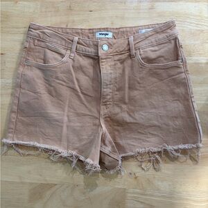 Wrangler Tan Jean Shorts for Women